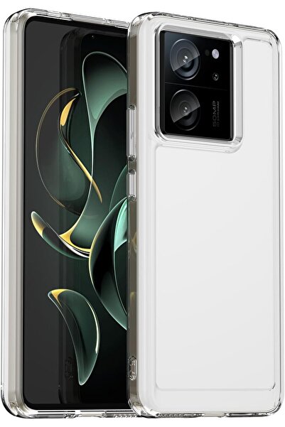 izzytech حافظة شفافة لهاتف Xiaomi 13t Pro، حافظة Redmi ناعمة وشفافة من مادة TPU