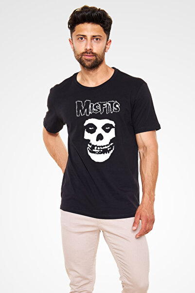 tf tişörtfabrikası Misfits Black Unisex T-Shirt