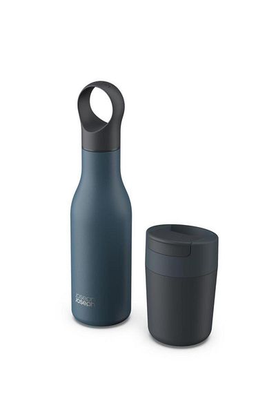 Joseph Joseph Joseph Josep - Navy Blue Mug and Bottle Flask Set 81134