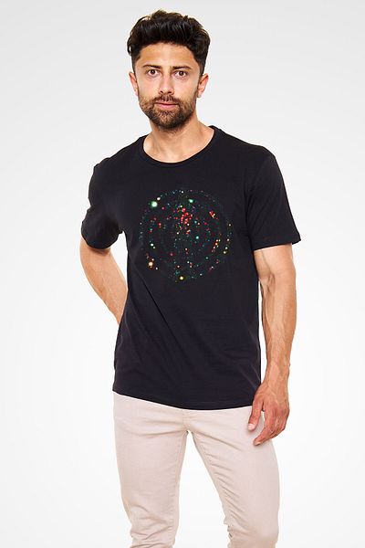 tf tişörtfabrikası Μπλουζάκι Kid Cudi Μαύρο Unisex T-Shirt
