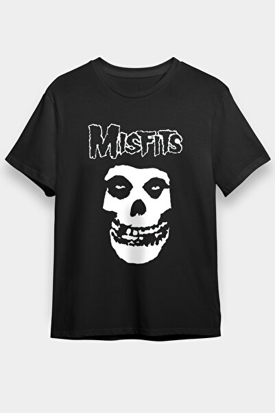 tf tişörtfabrikası Misfits Black Unisex T-Shirt