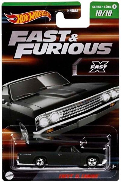 HOT WHEELS Fast And Furious Chevy El Camino 10/10 Model Araba