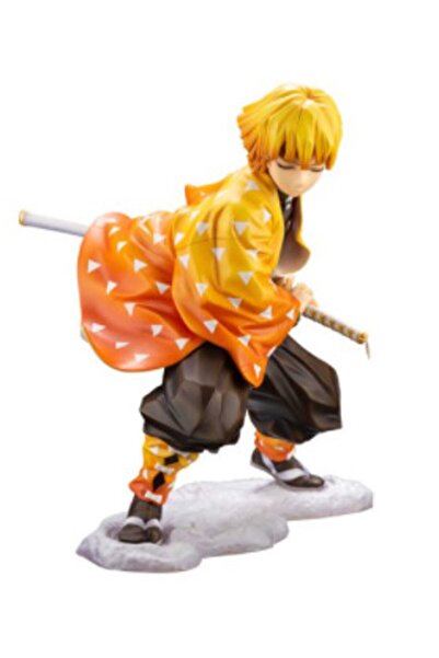 Kotobukiya Zenitsu Figür - 17cm- Demon Slayer Kimetsu No Yaiba Anime