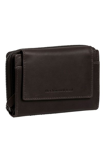 The Chesterfield Brand Wax Pull Up Wallet RFID protection Leather 13.5 cm