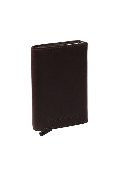 The Chesterfield Brand Wax Pull Up Credit card case RFID protection Leather 7 cm