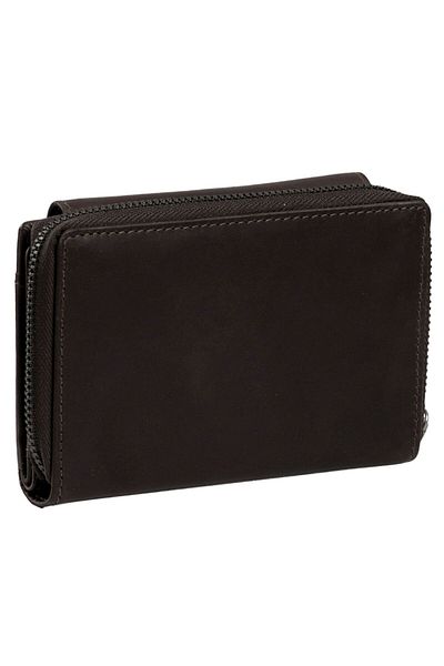 The Chesterfield Brand Wax Pull Up Wallet RFID protection Leather 13.5 cm