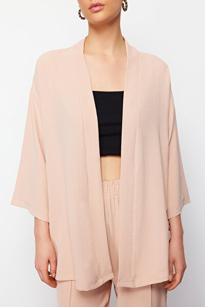 Trendyol Collection Kőből szőtt kimonó és nadrág szett - TWOSS24AU00037