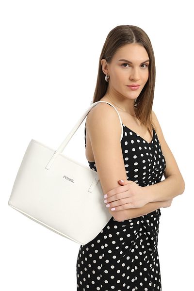 Fossil Geantă albă de umăr pentru femei 05FO24Y5026