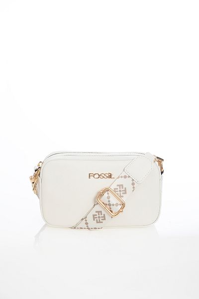 Fossil White Women's Shoulder Bag 05FM24Y1019