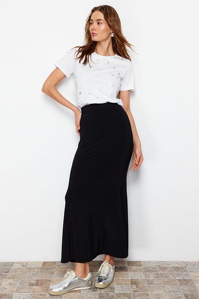Trendyol Collection Černá sukně modelu TWOSS24ET00155