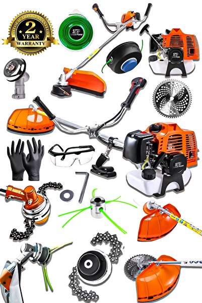 Genel Markalar Mlt-ormck Patrick 2.1 Hp Geniş Piston Benzinli Yan Tipi Ot Çal...