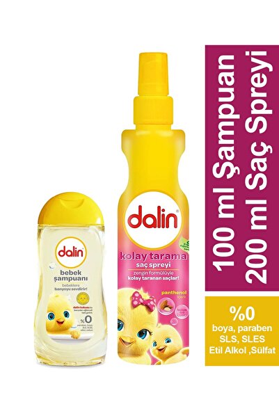 Dalin Klasik Şampuan 100 ml ve Dalin Kolay Tarama Spreyi 200 ml