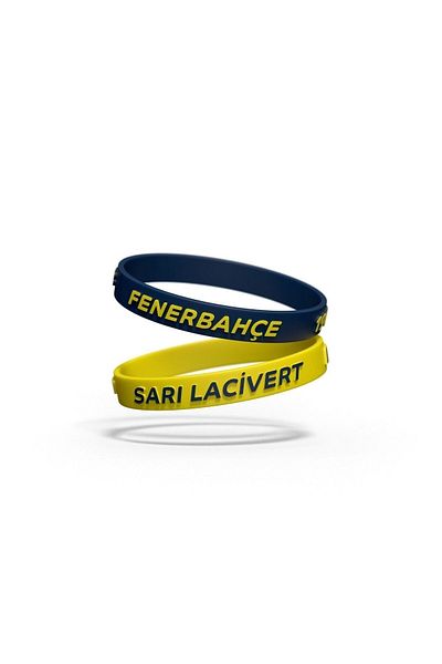 Fenerbahçe Yellow Navy Blue Wooden Boxed Bracelet