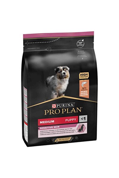 Pro Plan Medium Puppy Somonlu 3kg Sensitive Skin Somonlu Medium Puppy Orta Ir...
