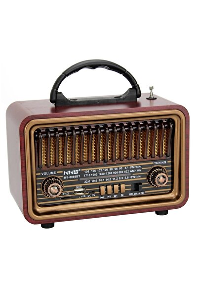 NNS RADYO NOSTALJİ ŞARJLI BT/USB/SD NNS NS-8069BT