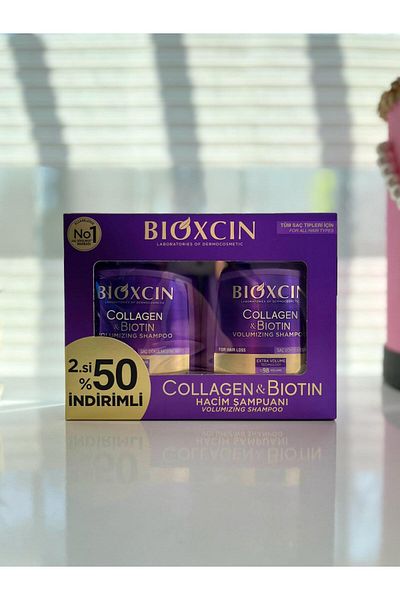Bioxcin Collagen & Biotin 2 Pack Volume Shampoo