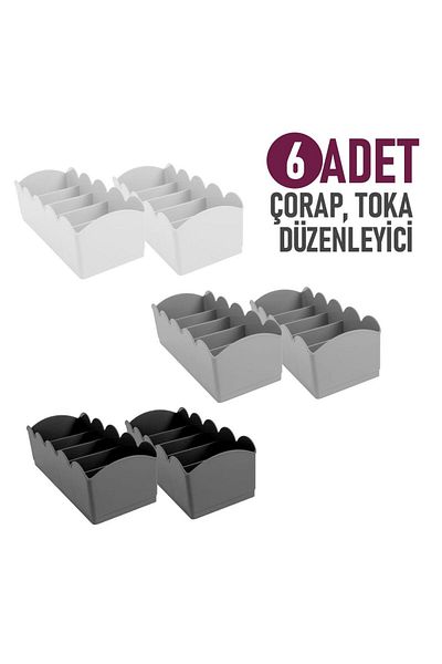 Dükkanönü Organizator cu cataramă pentru șosete Organizator pentru sertar Organizator pentru dulap