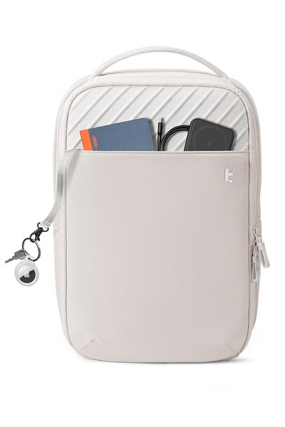 Tomtoc حقيبة ظهر للكمبيوتر المحمول Voyage T50 مقاس 15.6 بوصة / 20 لتر باللون الأبيض - T50m1d1