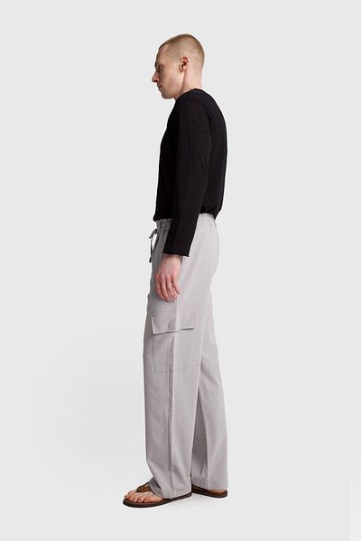 GIESTO WAIST ROPE GOFRE CARGO PANTS