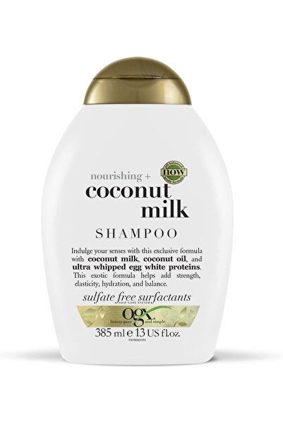 OGX Coconut Milk Nourishing Shampoo for Brittle Hair - 385 Ml CYT797466413131794613131319963363696