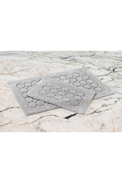 Cotton Box Набір бавовняних килимків Pattern світло-сірий 60x100+40x60