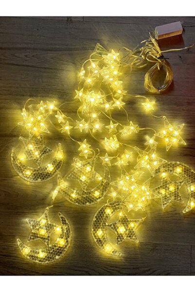 OKYANUSAYD 3 METRE EN 50 CMBOY ŞEFFAF KABLOLU ANİMASYONLU GÜNIŞIĞI RAMAZAN AY...