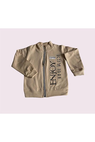 bediş baby clothes enjoy printed unisex baby and children's double track suit 3/4/5/6 years