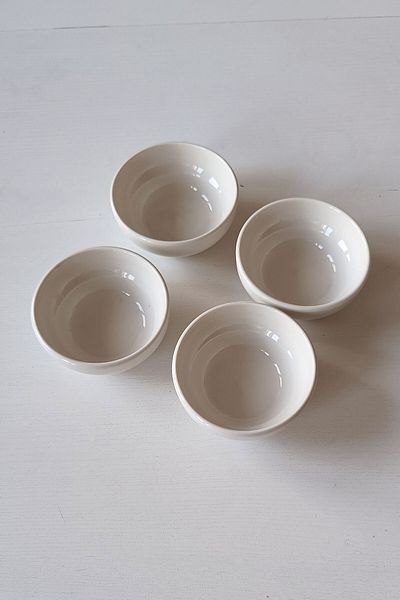 Aryıldız Bubble Broken Beige Deep Bowl 4 Pieces 9 cm
