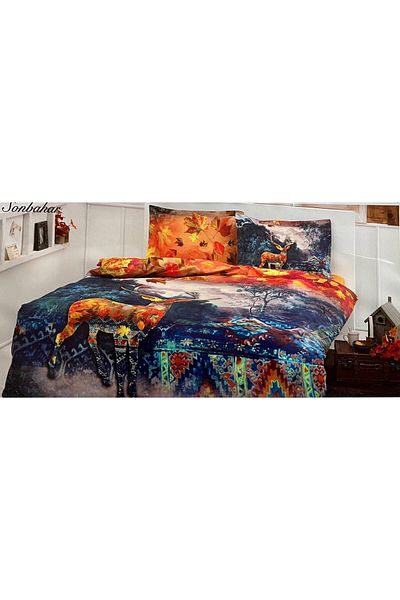 Özdilek 3D Digital Printed Quartz Duvet Cover Set Autumn Trnc (Special)