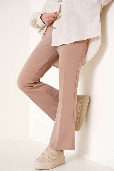 MODAQU Spanish Leg Trousers - Mink