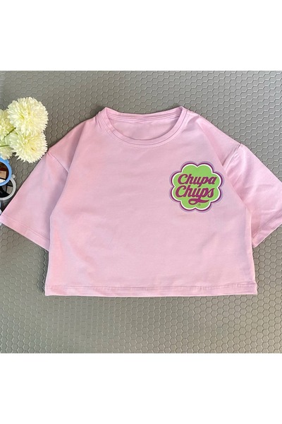 Machetta Dete Čupa Štampano Oversize kroj Skraćeni kroj T-shirt