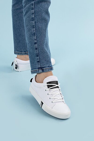 Getcho Γυναικεία λευκά αθλητικά παπούτσια Lamkel