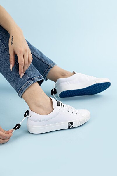 Getcho Γυναικεία λευκά αθλητικά παπούτσια Lamkel