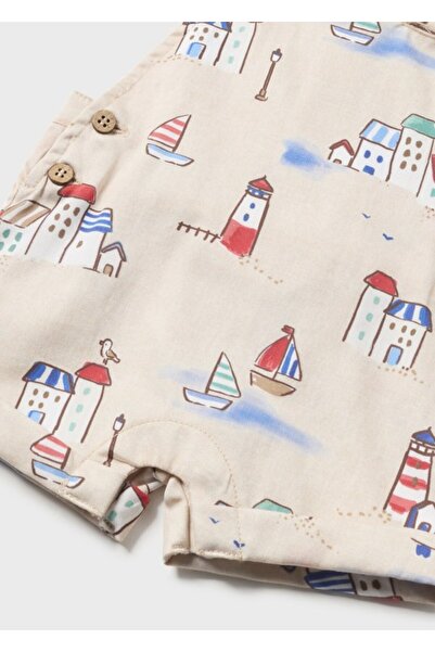 MAYORAL baby boy hat romper set