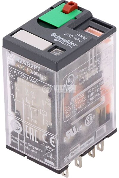 Schneider Electric RXM2AB1BD 24VDC Çift Kontaklı Röle SCHNEIDER