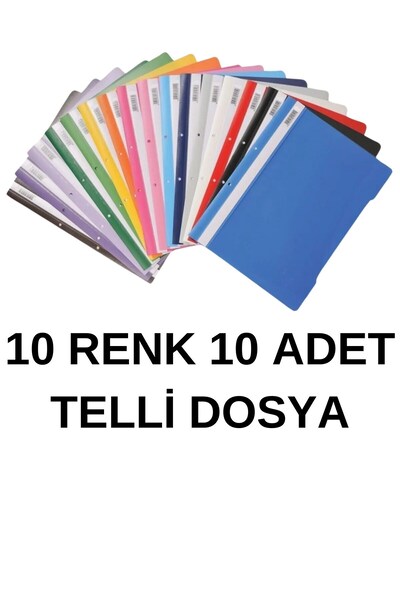 FİYPER A4 Fotokopi Kağıdı 100lü ve Renkli Telli Dosya Seti