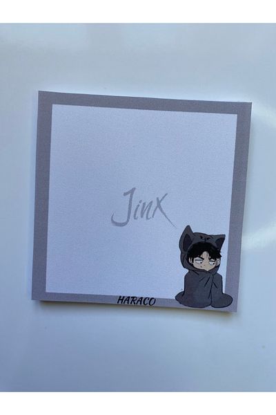 Hara Company Jinx Anime 9x9 cmMemopad