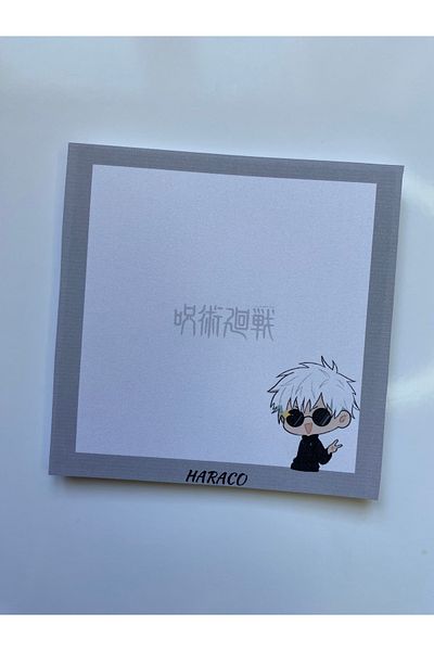 Hara Company Jujutsu Kaisen Anime Gojo 9x9 CmAnime Memopad
