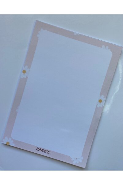Hara Company لوحة ملاحظات بحجم A5 بنمط الأزهار الحلوة