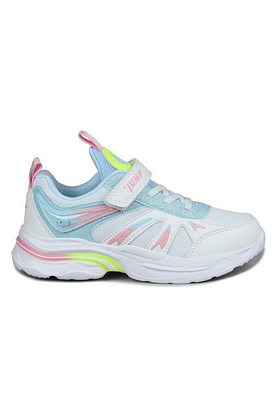 Jump 30053 Tenis pentru fete alb/roz, ușor și confortabil