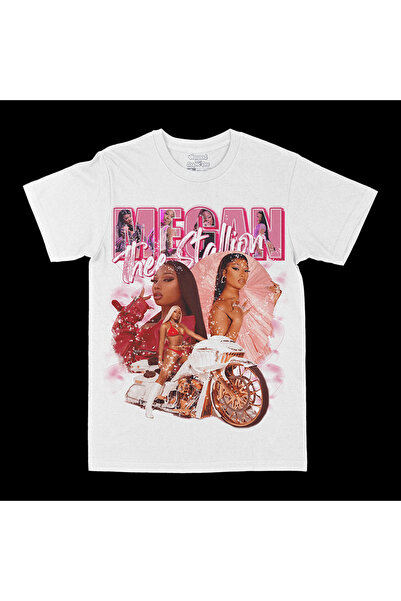 rebelberi Megan Thee Stallion Pink Tematska Hiphop Rap Bootleg Bela Oversize ...