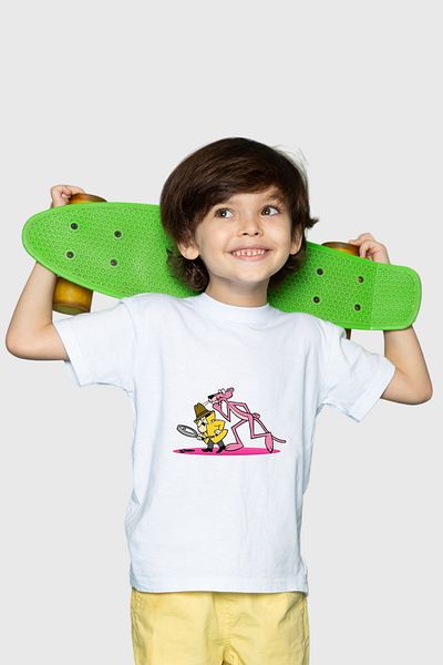 herotasarım Tricou pentru copii Pink Panther - mânecă scurtă, model bll4862