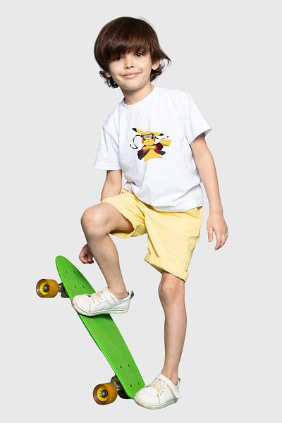 herotasarım Tricou pentru copii cu model Pikachu - mânecă scurtă, model BLL5061