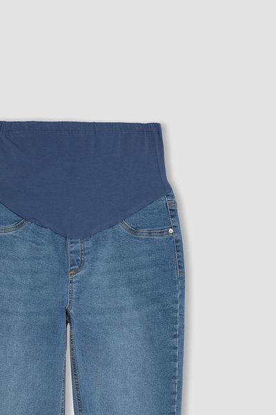 DeFacto Boyfriend-Umstandshose mit Rissen, hoher Taille und geradem Bein, lange Hose X2069AZ24SP