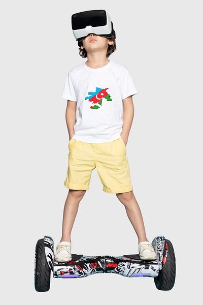 herotasarım Tricou pentru copii din Azerbaidjan - mânecă scurtă, model BLL4598