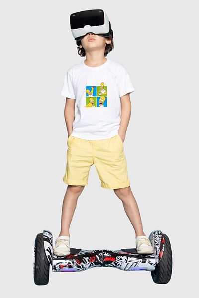 herotasarım Tricou pentru copii Simpson - mânecă scurtă, model Bll4556