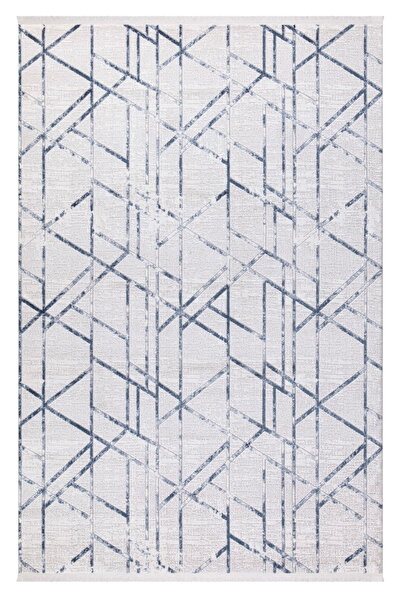 Vivaldi Halı Zara Serisi 1006 Geometrik Desenli Salon Halısı Akrilik Yolluk M...