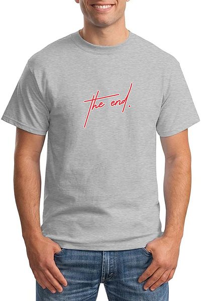 Pink Sky T-shirt The End Printed