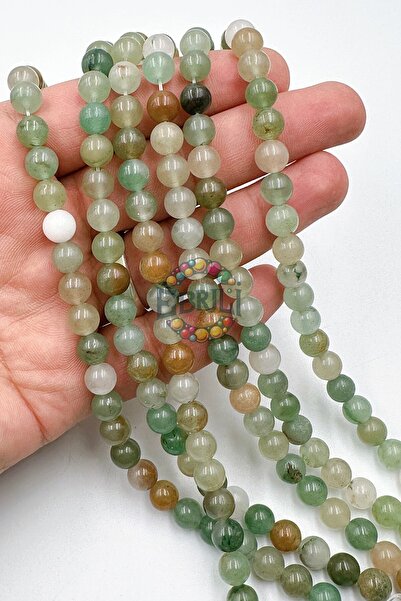 Ebruli Boncuk Χάντρες αξεσουάρ για κοσμήματα από φυσική πέτρα αχάτη 8 χιλιοστ...