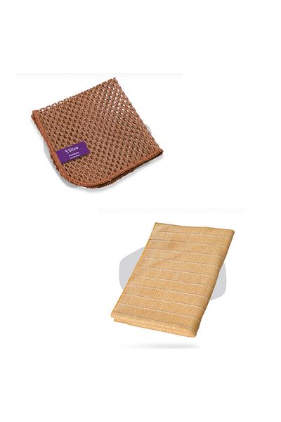 Silva Silva Microfiber Super Kitchen Cloth and Premium Dish Net Set